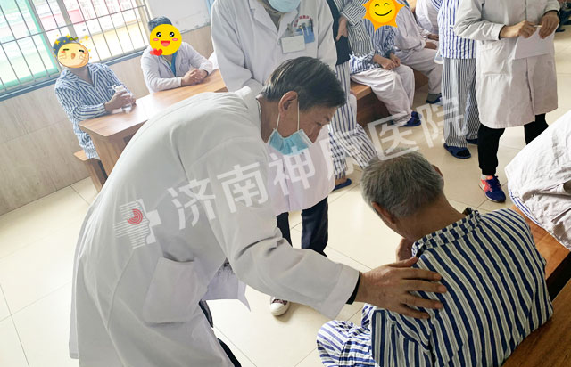 尊老 敬老 助老:济南神康医院重阳节慰问住院老人